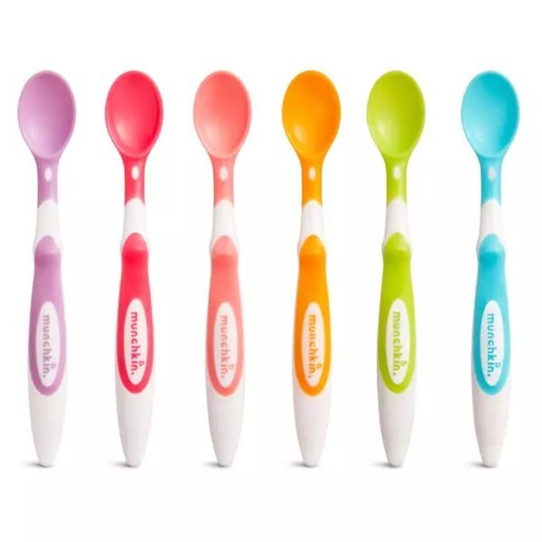 Munchkin Set 6 lingurite pentru bebelusi cu varf moale 3L+