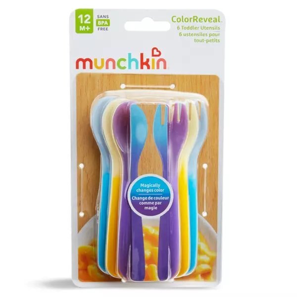 Munchkin Set 6 tacamuri pentru copii Colour Reveal 12L+
