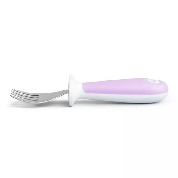 Munchkin Set furculita si lingurita pentru copii Raise 12L+ light purple