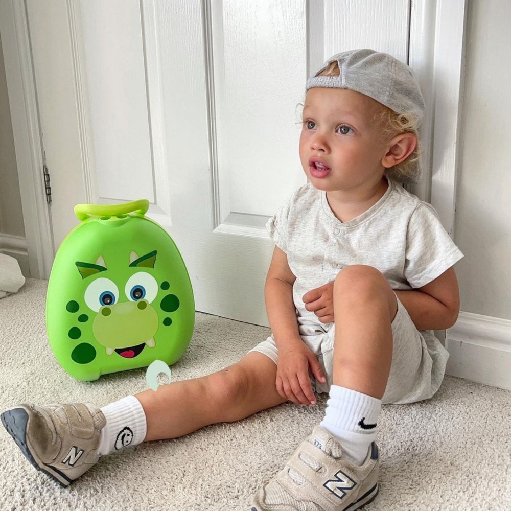 My Carry Potty Olita portabila cu capac si maner Dino