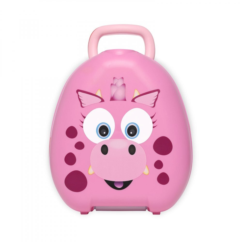 My Carry Potty Olita portabila cu capac si maner Dragon roz