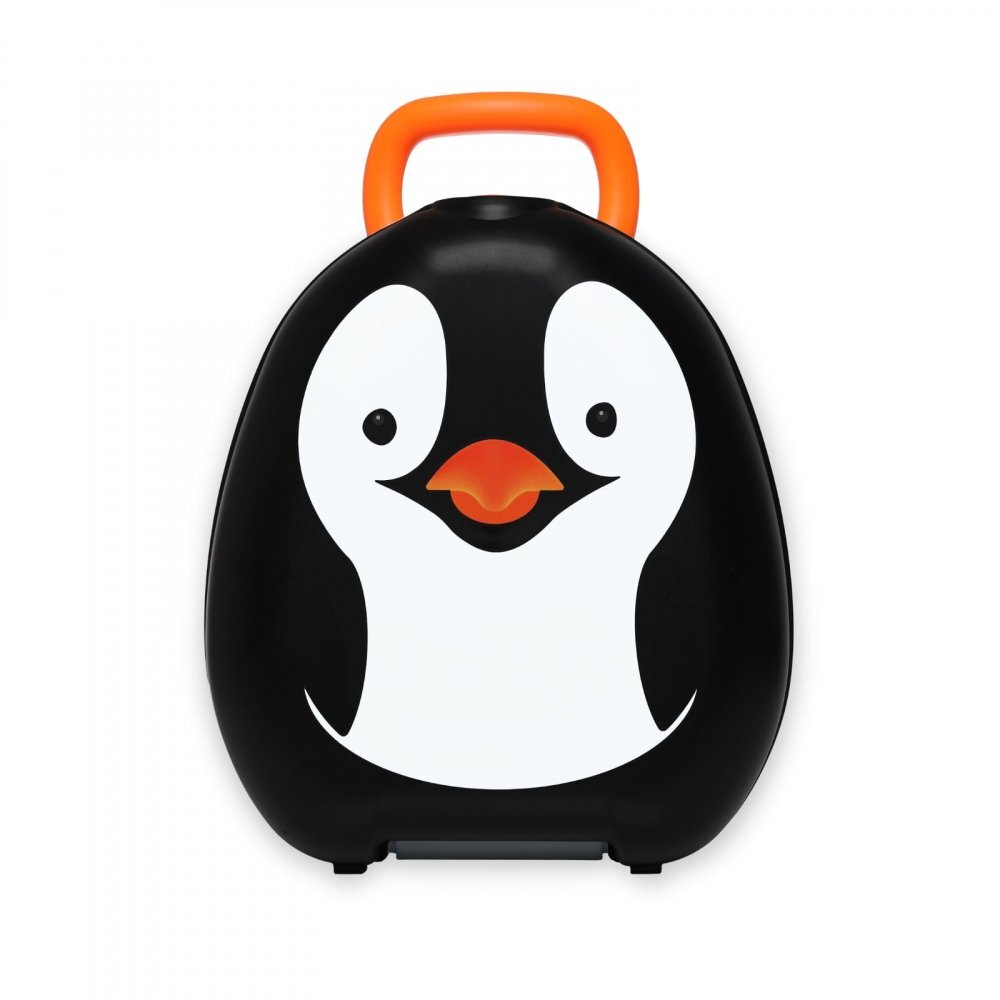 My Carry Potty Olita portabila cu capac si maner Pinguin