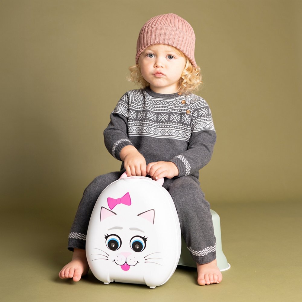My Carry Potty Olita portabila cu capac si maner Pisica