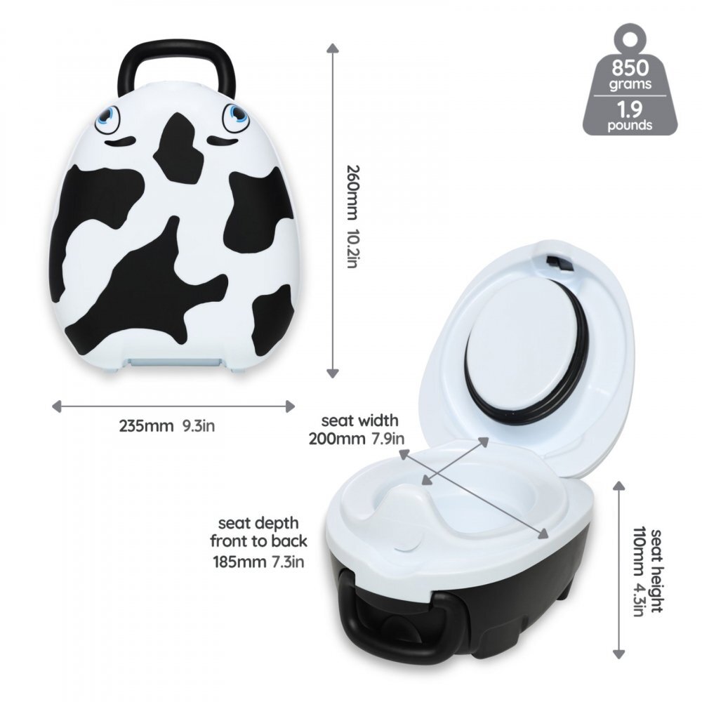 My Carry Potty Olita portabila cu capac si maner Vacuta