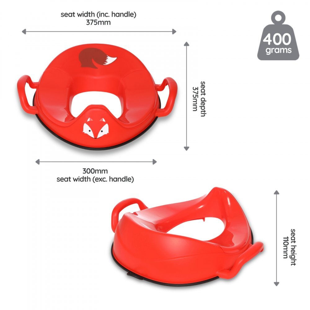 My Carry Potty Reductor cu manere pentru toaleta My Trainer Seat Vulpe