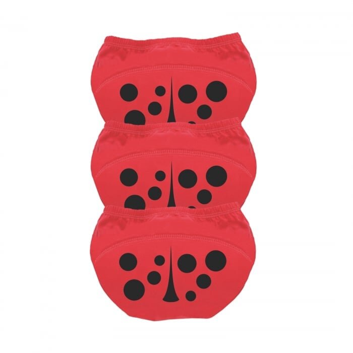 My Carry Potty Set de 3 chilotei de antrenament la olita My Little Training Pants 18-24 luni Lady Bug