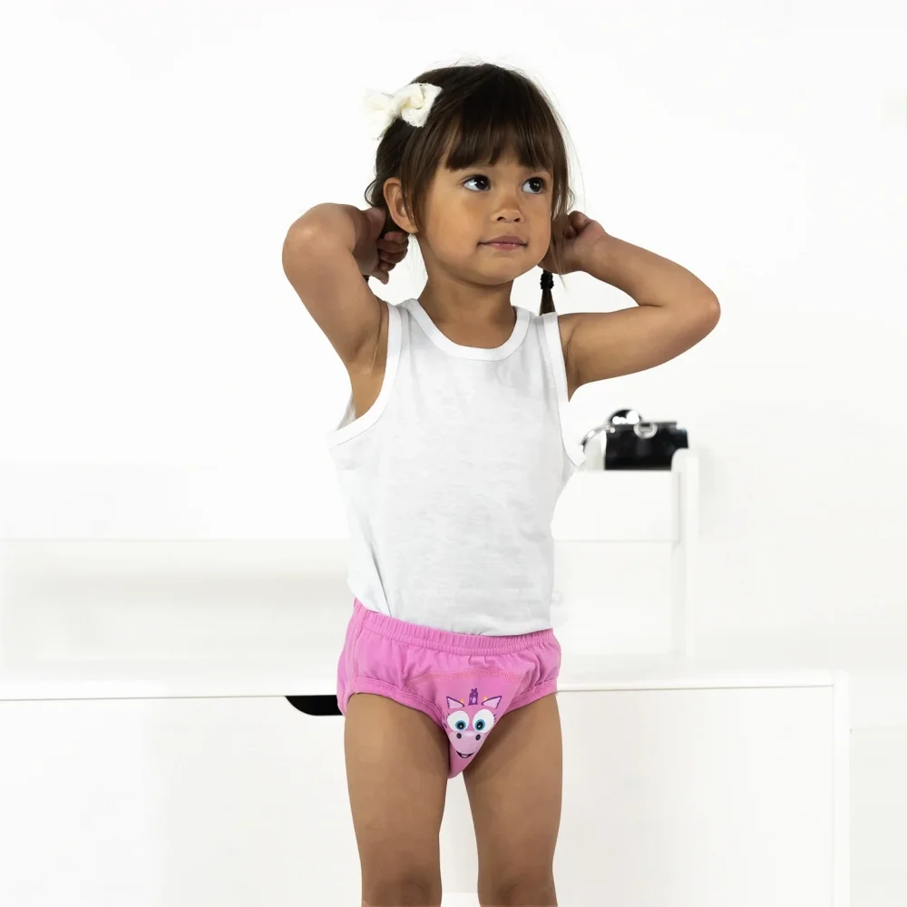 My Carry Potty Set de 3 chilotei de antrenament la olita My Little Training Pants 18-24 luni Pink Dragon