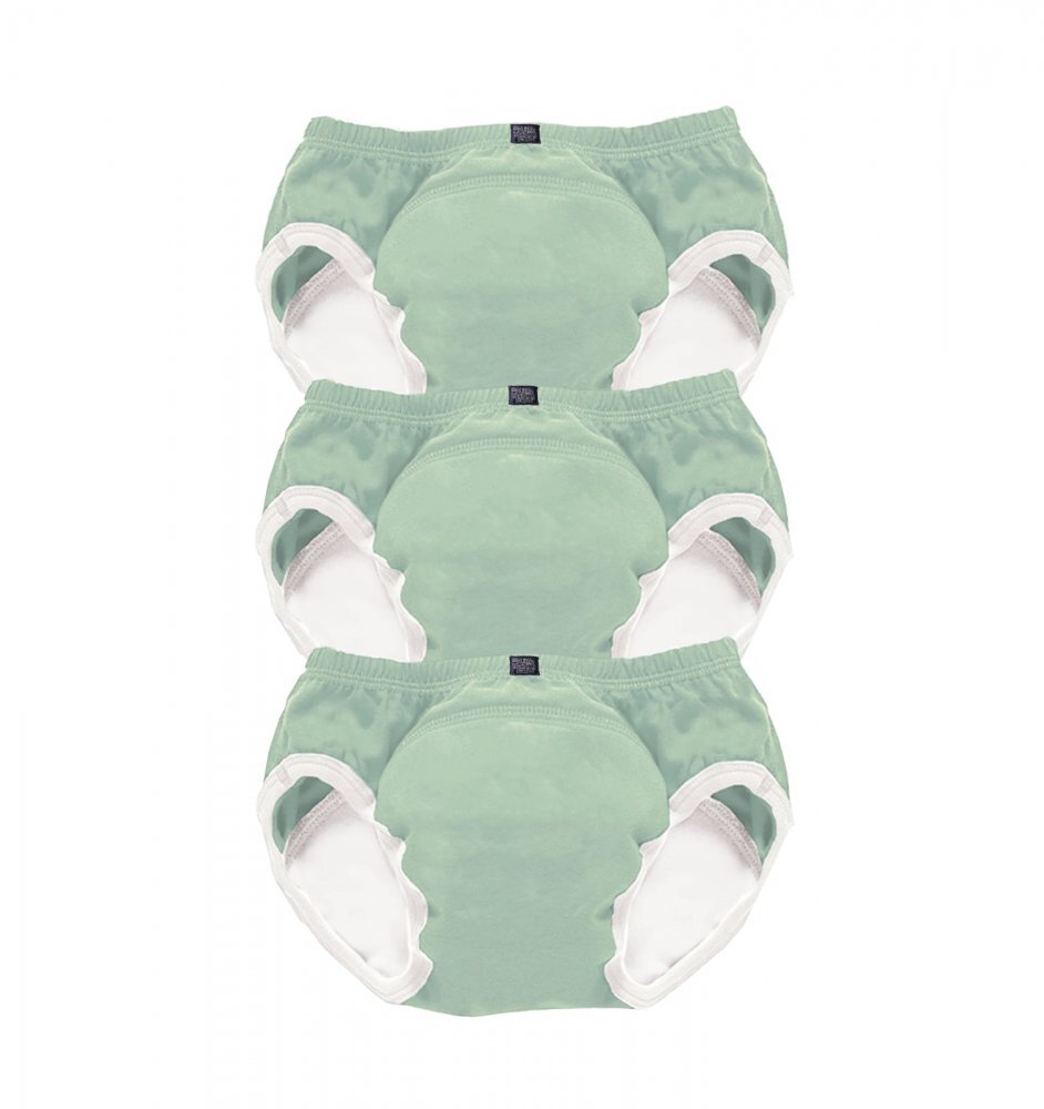 My Carry Potty Set de 3 chilotei de antrenament la olita My Little Training Pants 3-4 ani Sage Green