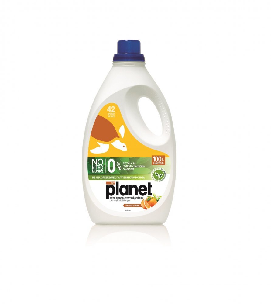 MY PLANET Detergent de rufe lichid Orange Power 42 spalari 2100ml