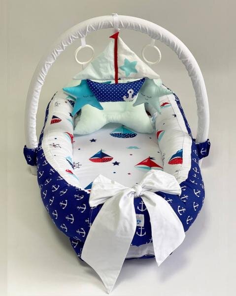 MYKIDS Babynest Standard 0188 Sailor Blue