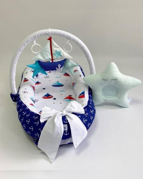 MYKIDS Babynest Standard 0188 Sailor Blue