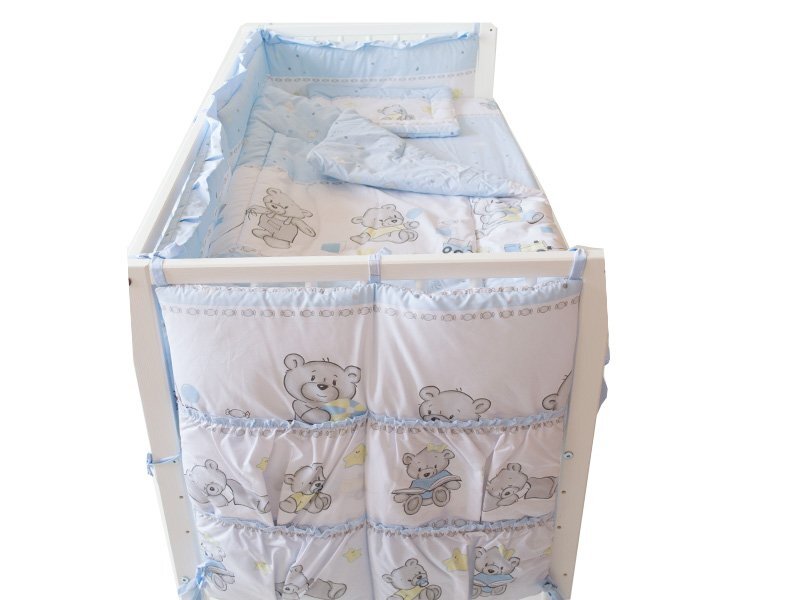 MYKIDS Buzunar patut teddy toys blue