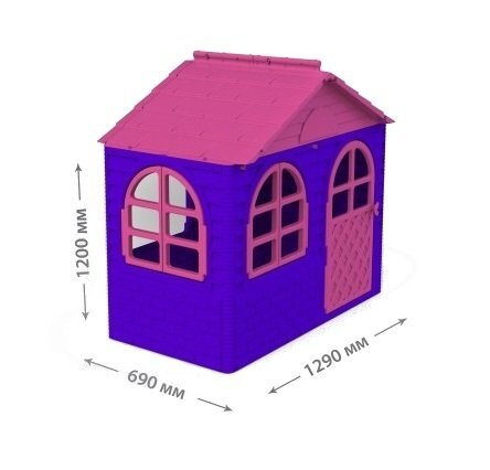 MYKIDS Casuta de joaca 0255010 PinkViolet Small