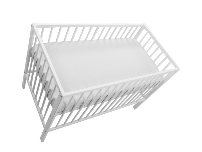 MYKIDS Cearceaf cu elastic alb 120x70
