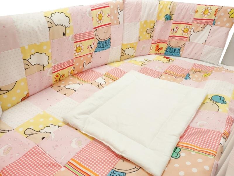 MYKIDS Lenjerie Mini Patratel multicolor girl 4 piese 120x60