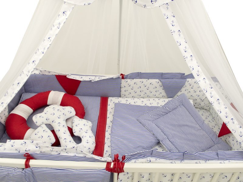 MYKIDS Lenjerie Ocean 9 Piese 120x60 cm