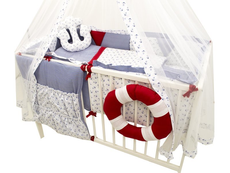 MYKIDS Lenjerie Ocean 9 Piese 120x60 cm