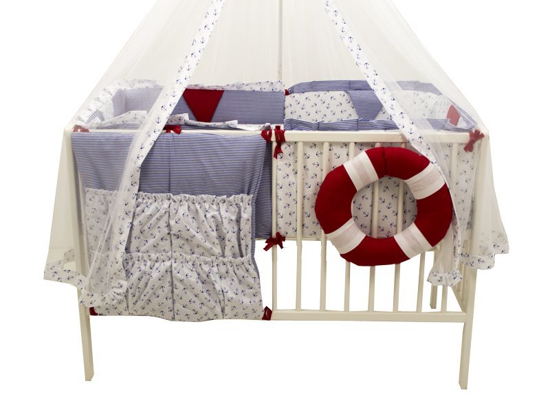 MYKIDS Lenjerie Ocean 9 Piese 120x60 cm