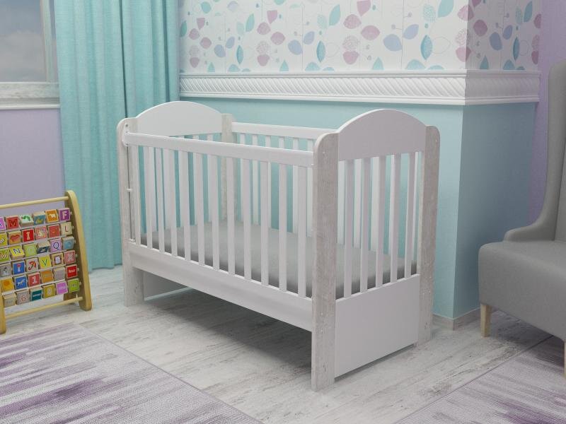 MYKIDS Mobilier camera copii si bebelusi Lucky alb-antik