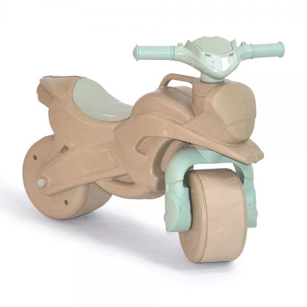 MYKIDS Motocicleta pentru copii fara pedale Racing 013901 eco Beige Turquoise inaltimea scaunului 29 cm de la 3 ani pana la 25 kg