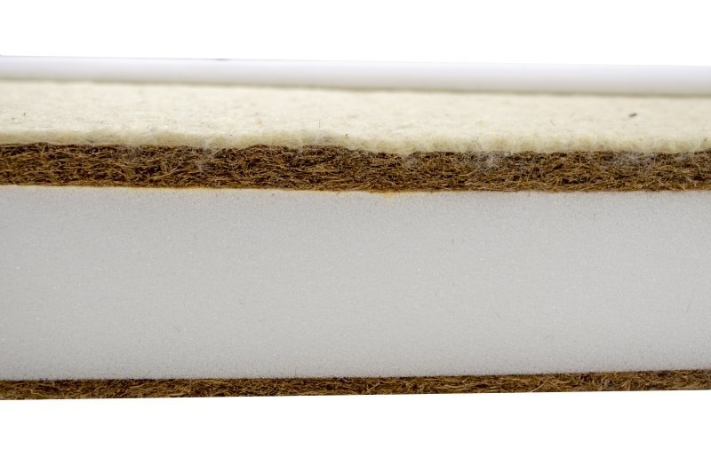 MYKIDS Saltea Fibra Cocos Merinos 120x60x11 cm