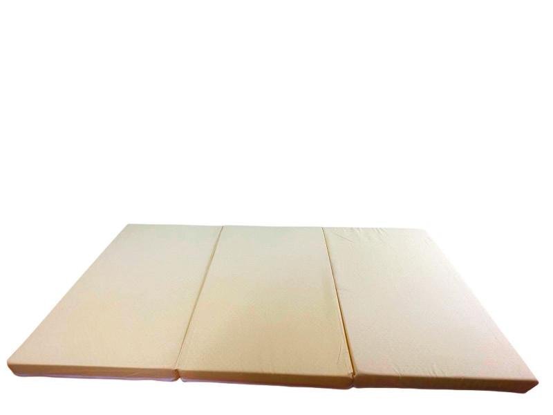MYKIDS Saltea pliabila din spuma poliuretanica 120x60x5 cm Galbena