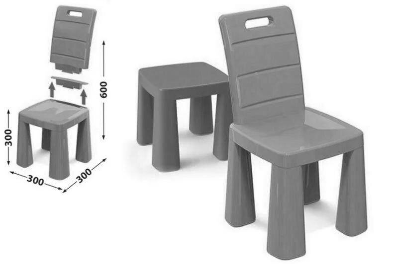 MYKIDS Scaun taburet 046902 verde
