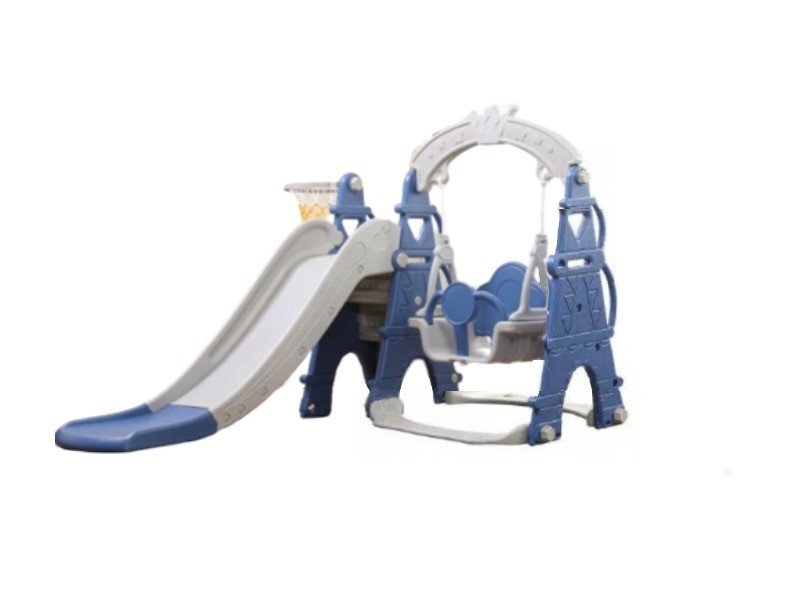MYKIDS Tobogan cu legan cos de baschet castel L-AFE03 Blue