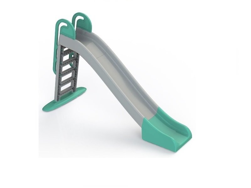 MYKIDS Tobogan pentru copii gri-turcoaz 243 cm 01455013