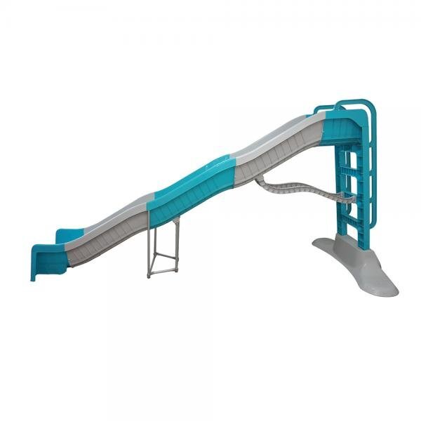 MYKIDS Tobogan pentru copii Mega Grey-Turquoise 014504