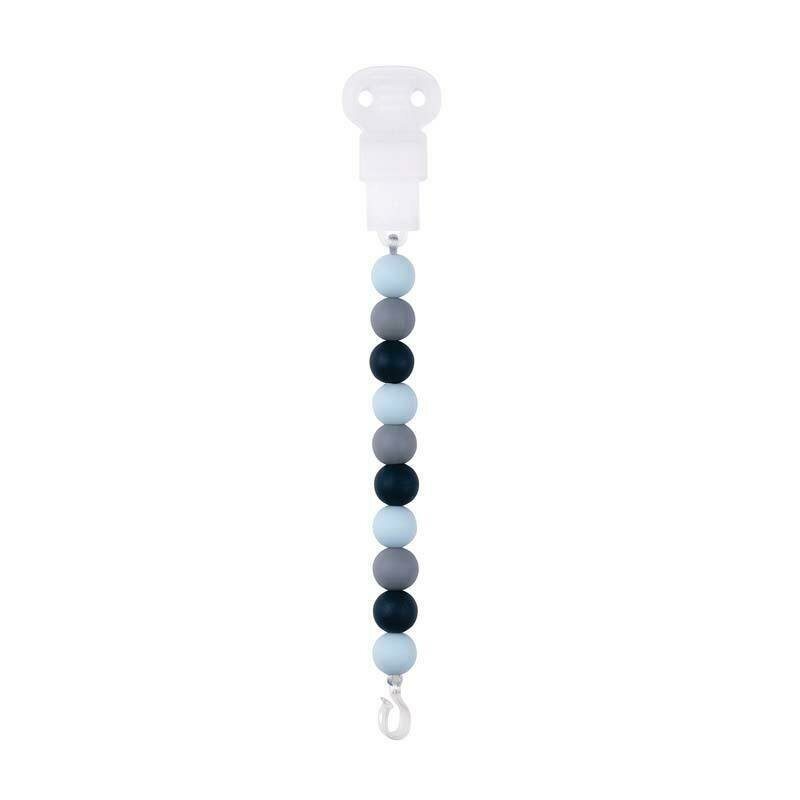 NATTOU Clema pentru suzeta cu margele 30x7x18 cm albastru
