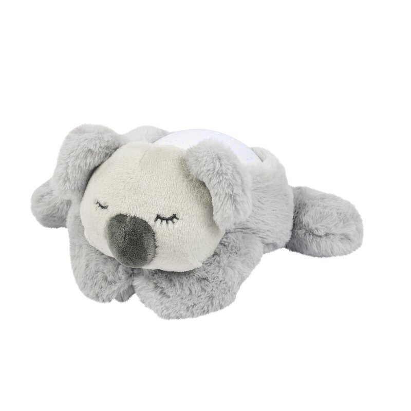 NATTOU Lampa de veghe cu proiectii melodii si sunete albe 22x25x9 cm Koala gri