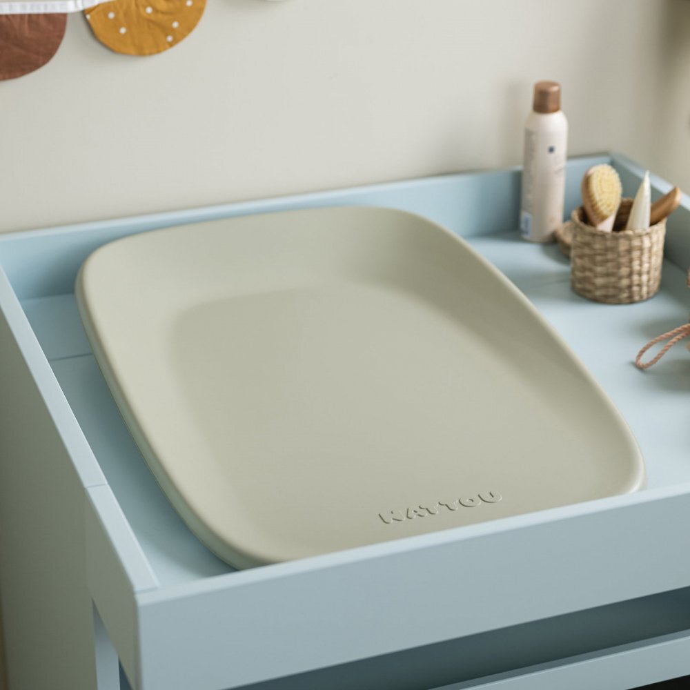 NATTOU Saltea impermeabila pentru schimbat scutece Green 70 x 50 cm