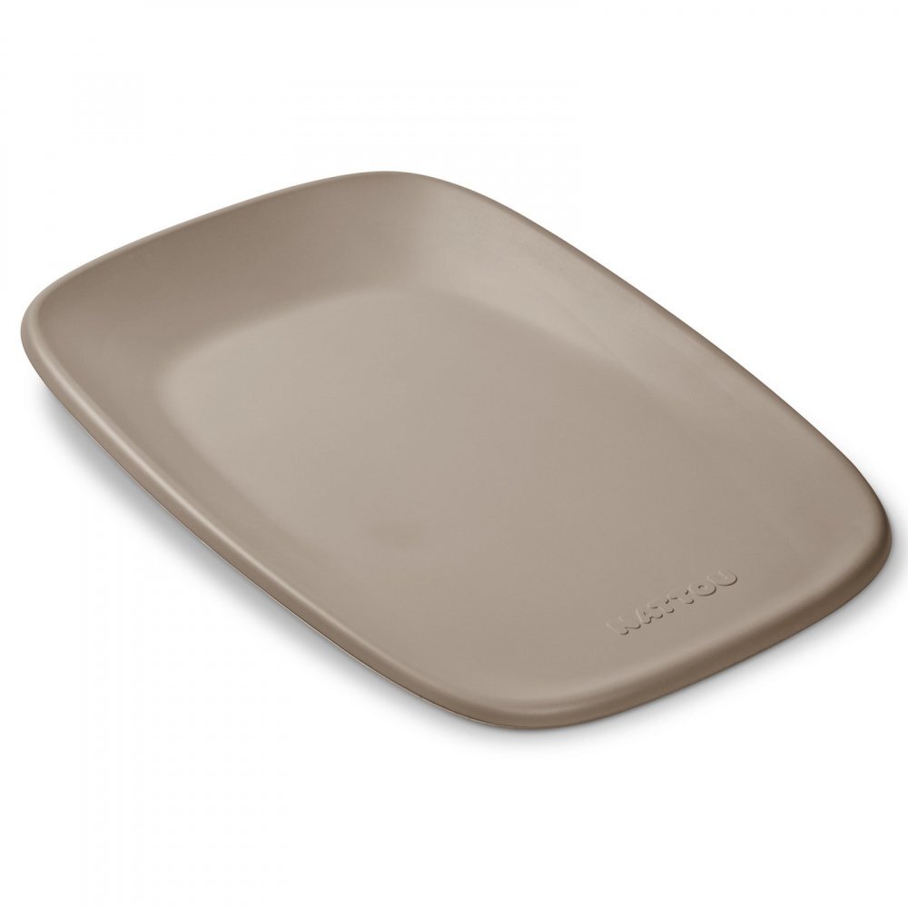 NATTOU Saltea impermeabila pentru schimbat scutece Taupe 70 x 50 cm