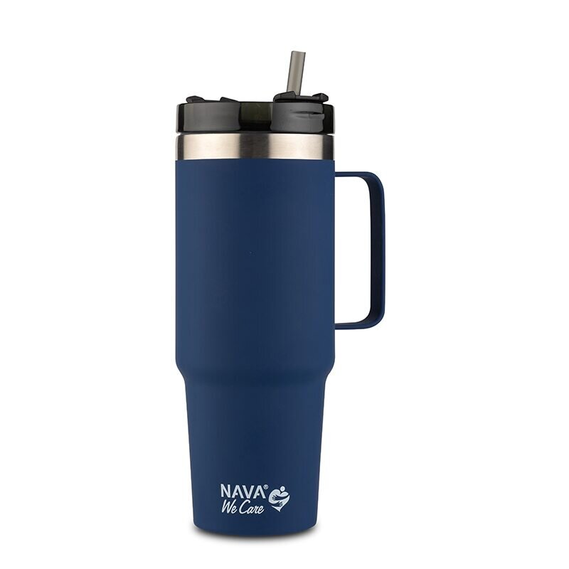 NAVA Cana termoizolanta calatorii Navy 900 ml