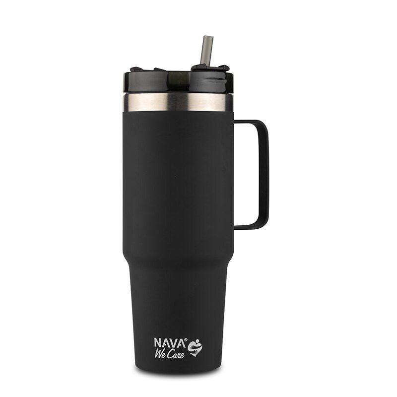 NAVA Cana termoizolanta calatorii Negru 900 ml
