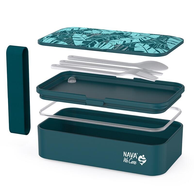NAVA Lunchbox We Care 650 ml albastru
