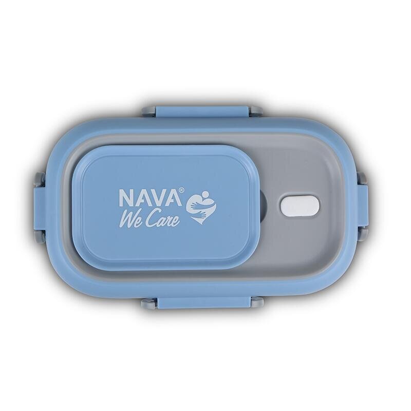 NAVA Lunchbox We Care 800 ml albastru