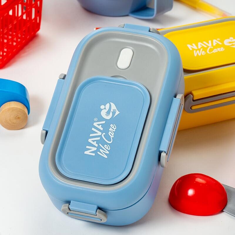 NAVA Lunchbox We Care 800 ml albastru