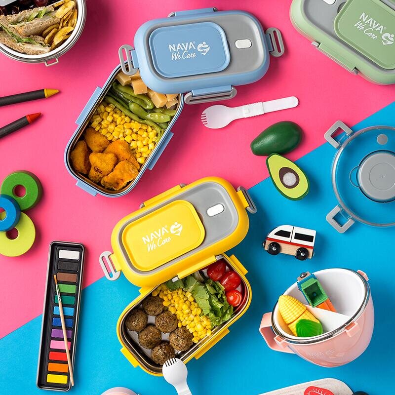 NAVA Lunchbox We Care 800 ml verde