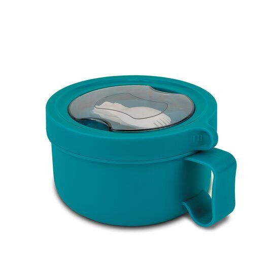 NAVA Recipient rotund pentru alimente din otel inoxidabil We Care Verde teal 850 ml