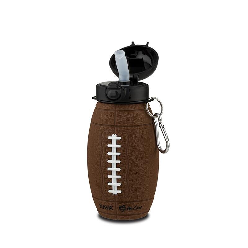NAVA Sticla de apa din silicon We care minge rugby 700 ml