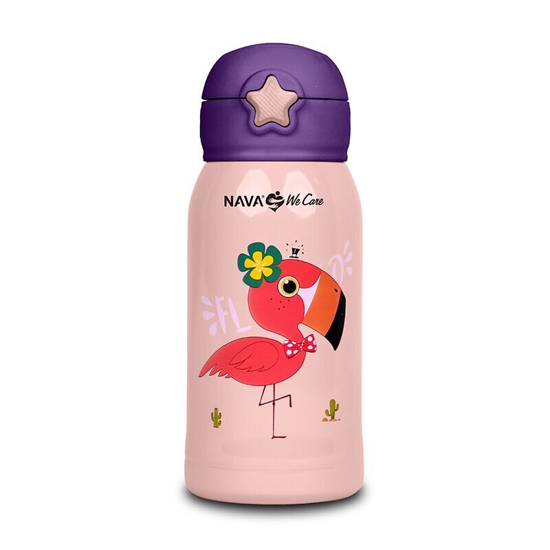 NAVA Sticla termoizolanta 500 ml Flamingo roz