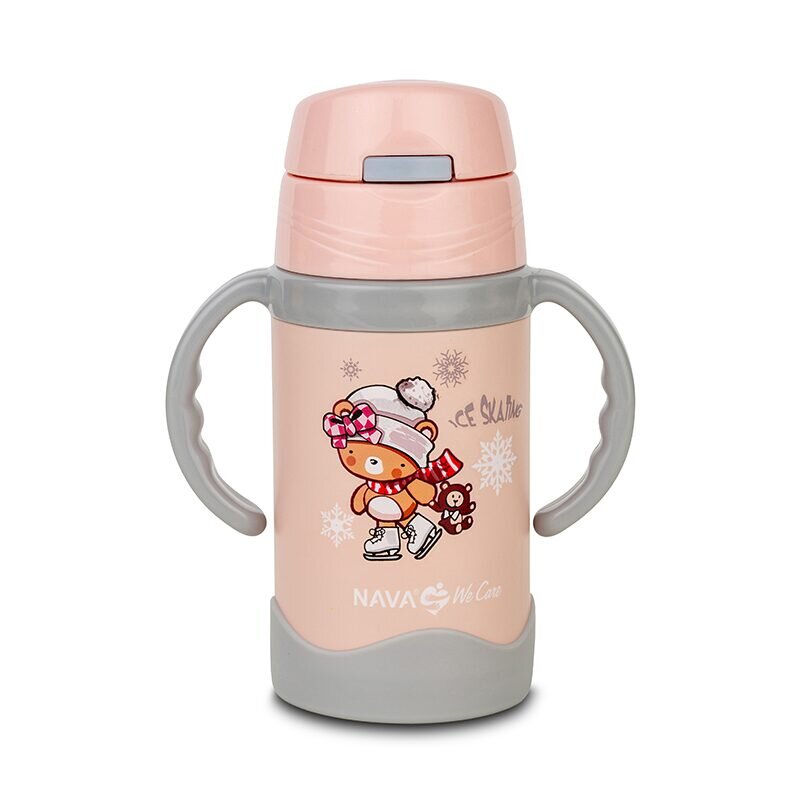 NAVA Sticla termoizolanta We care 300 ml roz