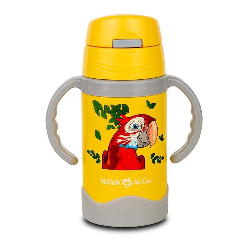 NAVA Sticla termoizolanta We care 300ml galben
