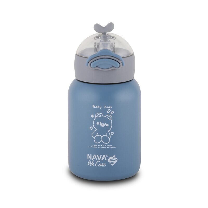 NAVA Sticla termoizolanta We care 350 ml albastru