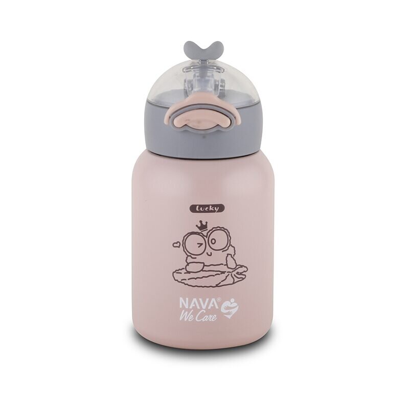 NAVA Sticla termoizolanta We care 350 ml roz