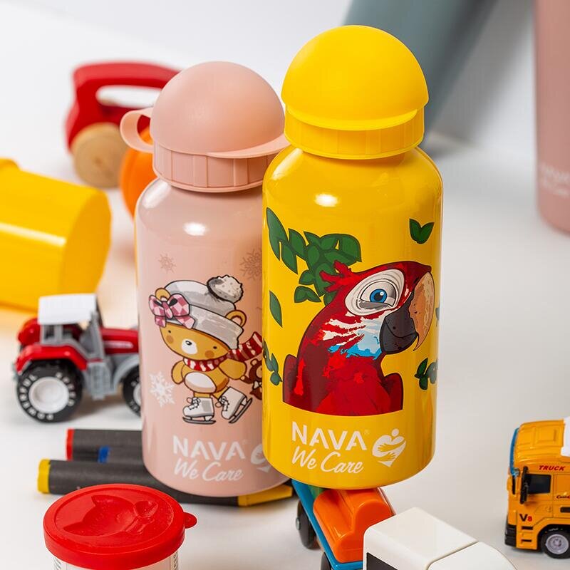 NAVA Sticla termoizolanta We Care 400 ml roz