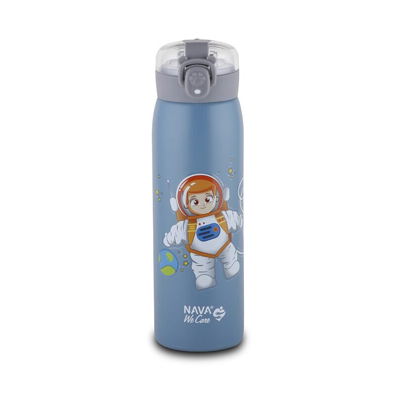 NAVA Sticla termoizolanta We care 500 ml albastru