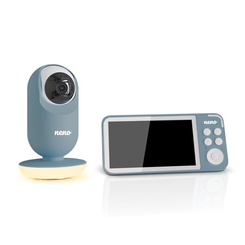 Neno Baby monitor video cu ecran mare de 5 inch Vedo Blue